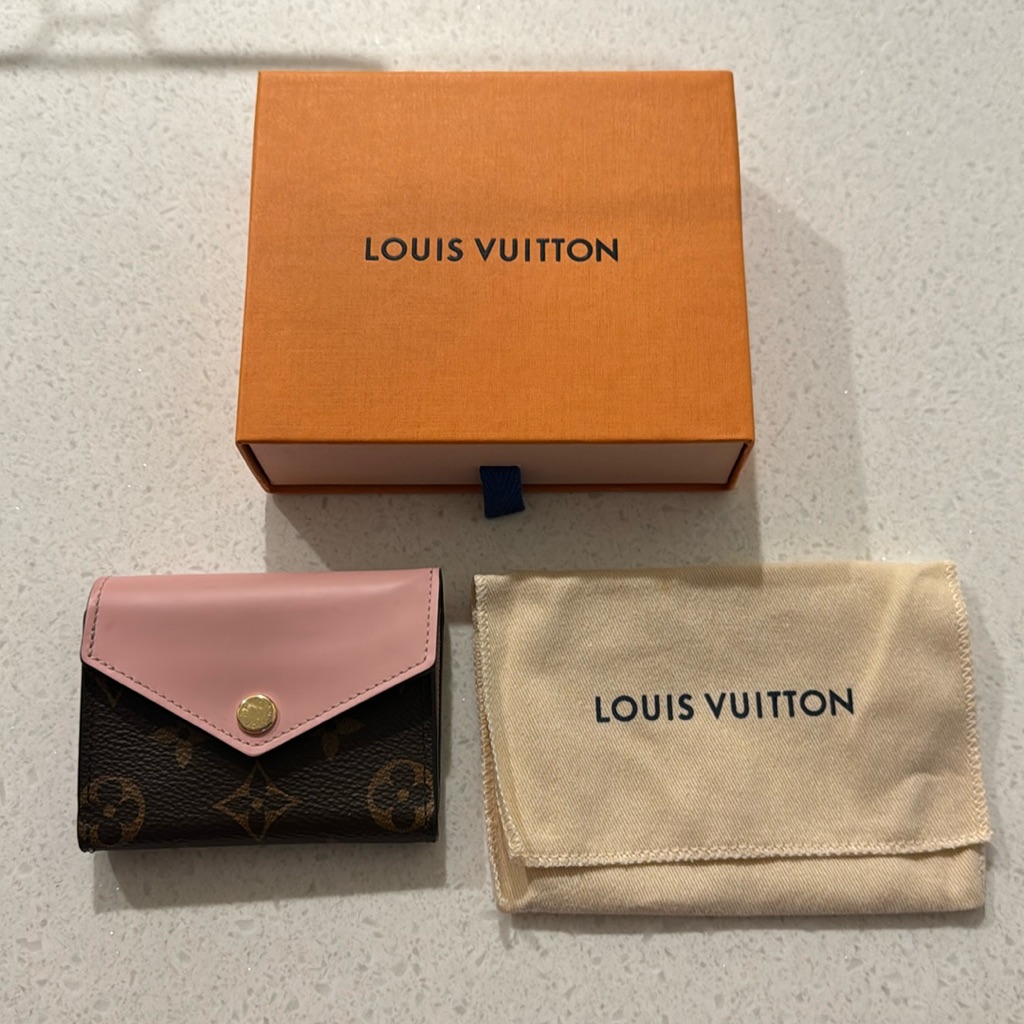 Authentic Louis Vuitton Zoe Wallet - Pink/Monogram